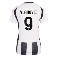 Juventus Dusan Vlahovic #9 Fußballbekleidung Heimtrikot Damen 2024-25 Kurzarm